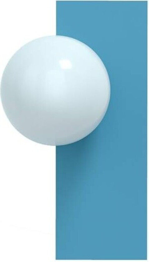 - Candy Big Rectangle S Vegglampe Scandi Blue