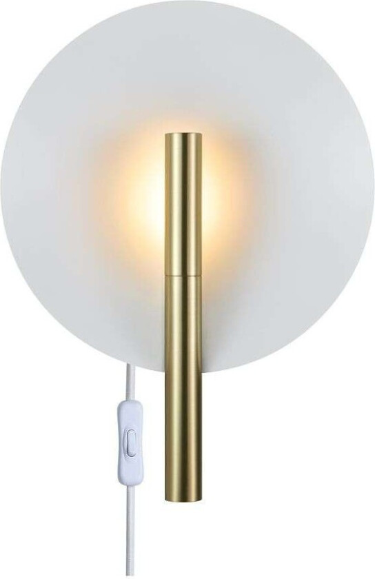 Design for the People - Furiko Vegglampe Brushed Brass DFTP