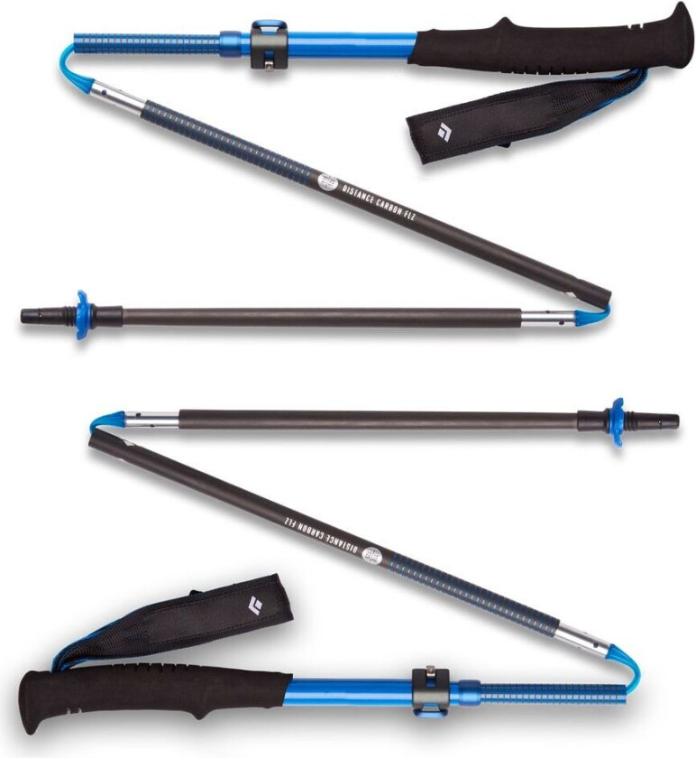 Distance Carbon FLZ Poles Ultra Blue 110-125