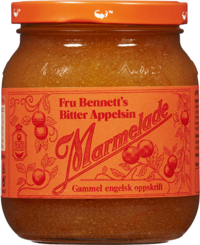 Appelsinmarmelade 430g Fru Bennett's