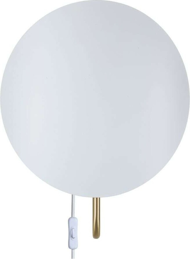 Design for the People - Spargo Vegglampe White/Brass DFTP