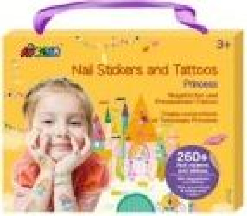Nail stickers and tattoos - Princesses