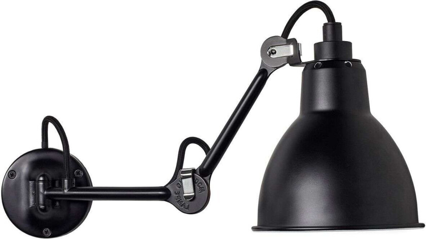 - 204 Vegglampe Svart Lampe Gras