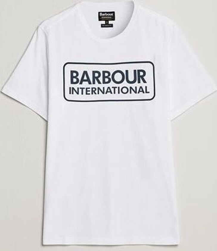 Large Logo Crew Neck Tee White