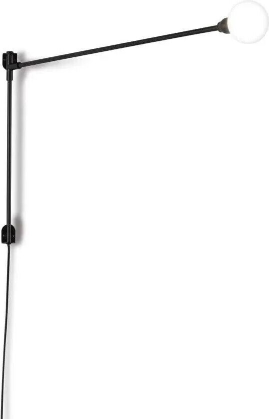 - Mini Potence Pivotante Vegglampe 2700K Black