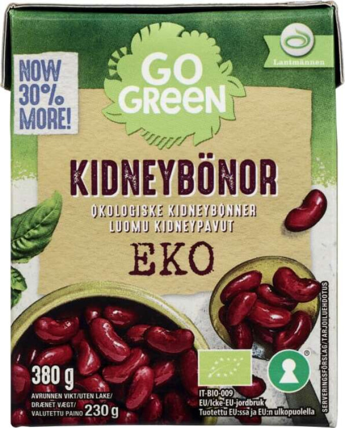 Kidneybønner Økologisk 380g