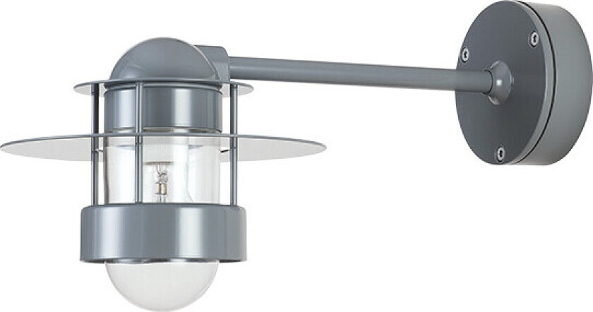 - Albertslund Vegglampe Grå Lang E27