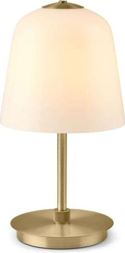 - Room 49 Bordlampe Antique Brass/Opal