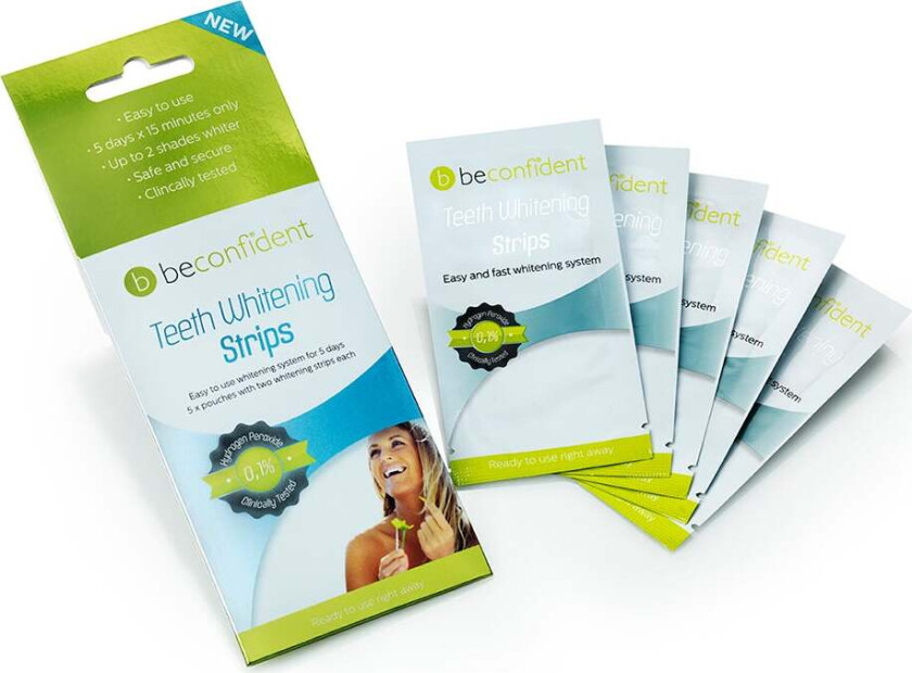 Bilde av Beconfident Teeth Whitening X3 Strips, 5 days 10 strips