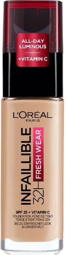 Bilde av L'Oréal Paris Infaillible Fresh Wear 32H Liquid Foundation 125 Na