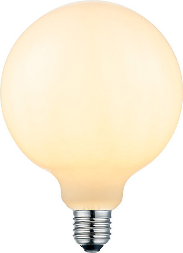 - Pære LED 6,5W (650lm) Globe Ø125 Opal Dimmbar E27