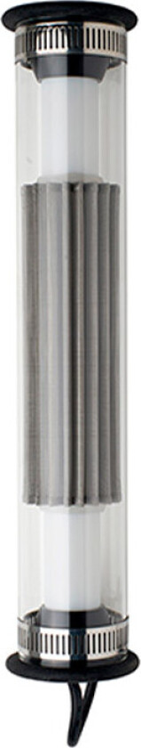 - In The Tube Vegglampe Silver Mesh