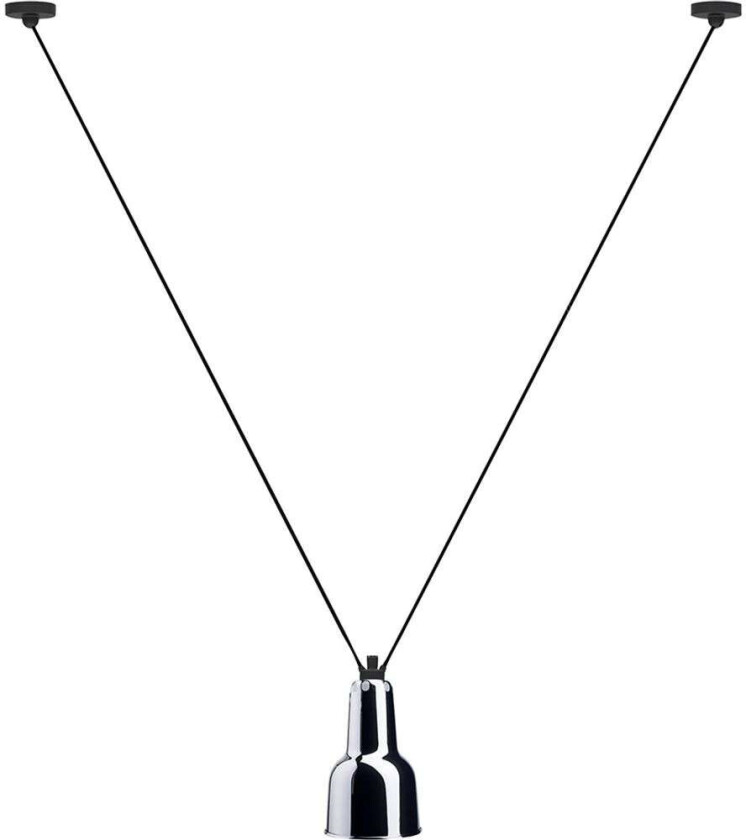 - 323 OC Pendel Krom Lampe Gras