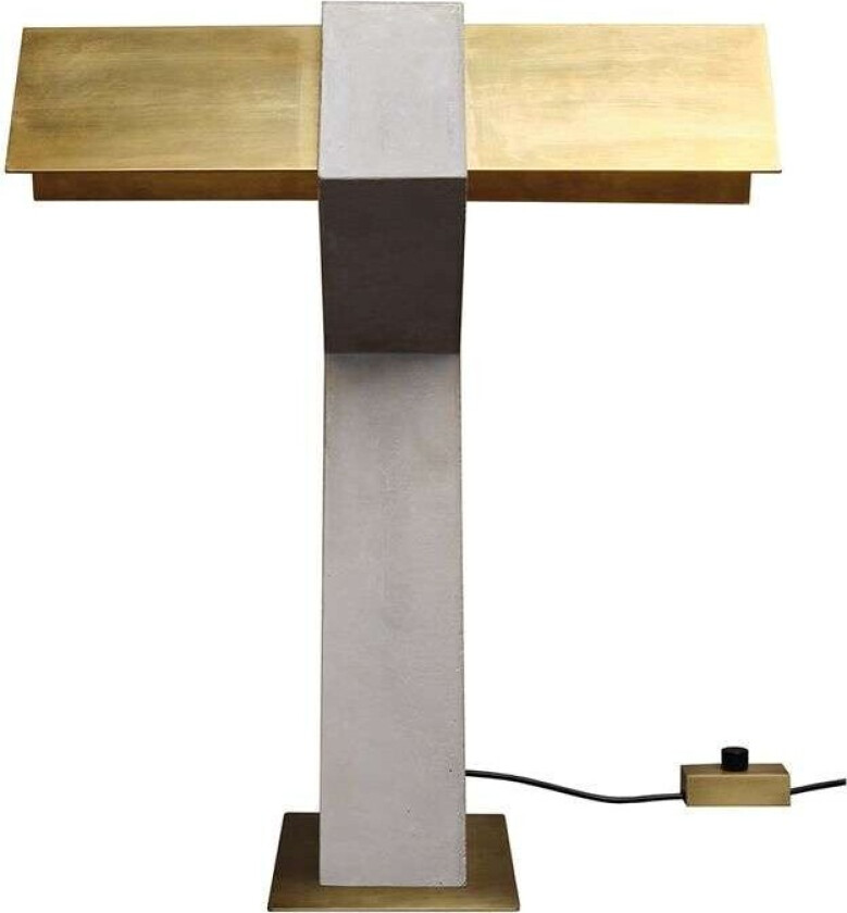 - Tau Bordlampe Brass/Concrete