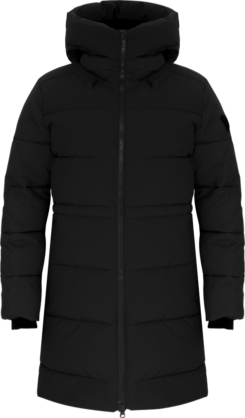 Women's Mid Length Puffer Jacket Black Beauty