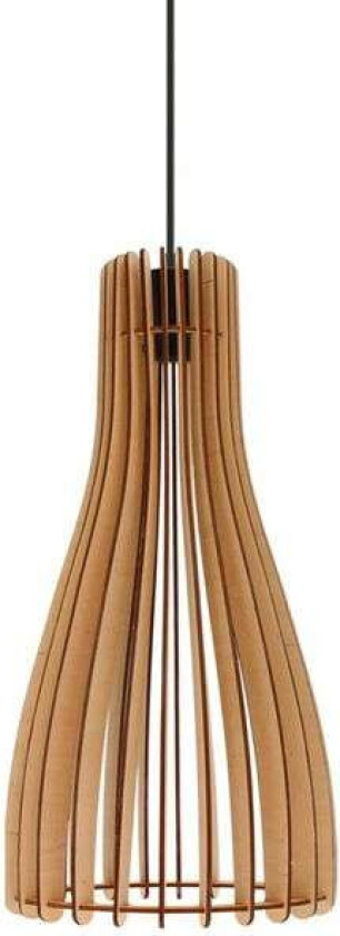 - Furn Pendel Black/Wood