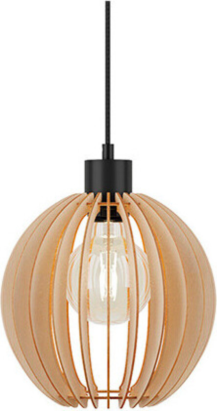 - Clay Pendel Ø23 Black/Wood