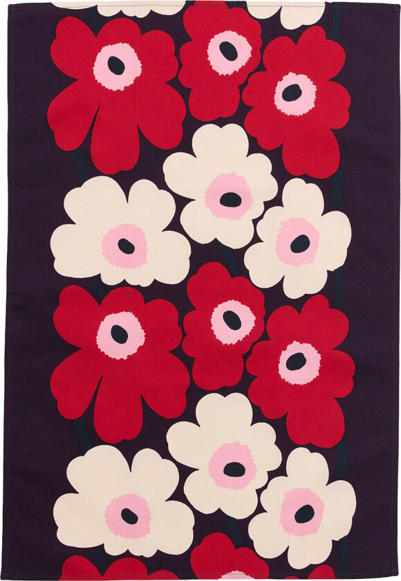 Unikko kjøkkenhåndkle 47 Ã 70 cm, rose