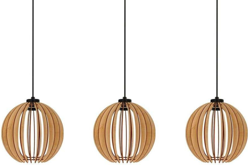 - Clay 3 Pendel Black/Wood