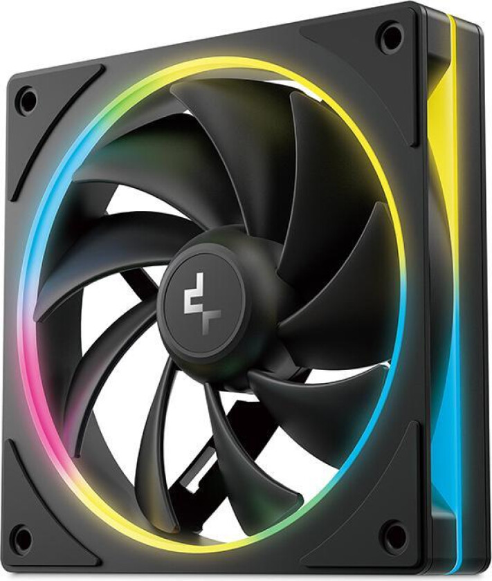 FL12 SE - Kabinettvifte - 120mm - Svart med RGB LED-lys - 29 dBA