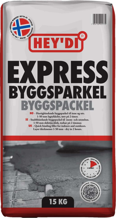 Bilde av Sparkel avretting express 5 kg hurtigherdende gulvsparkel