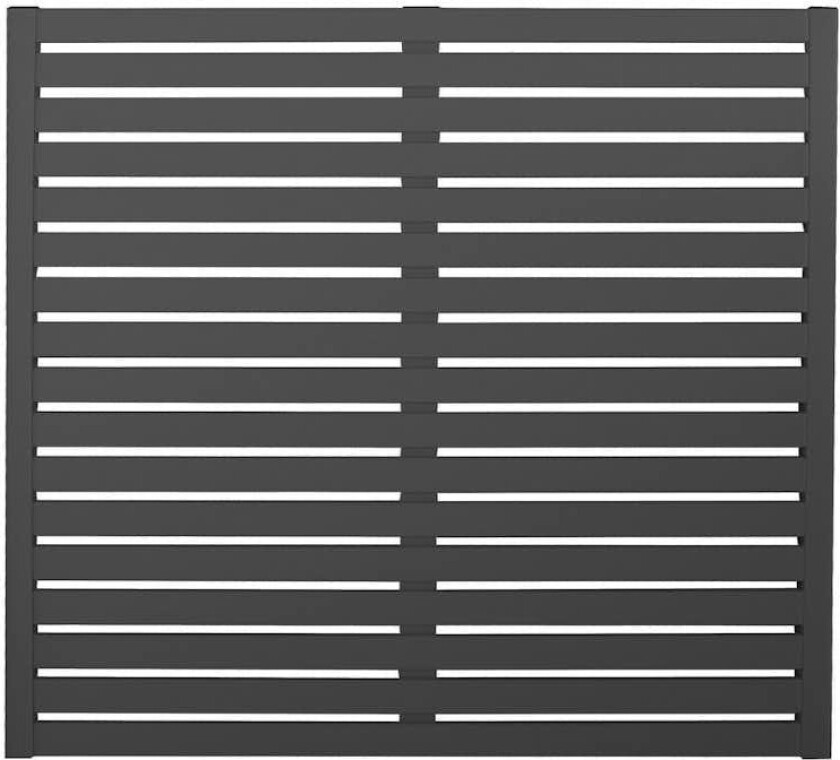 Bilde av Levegg aluminium 180 x 145,5 cm sort