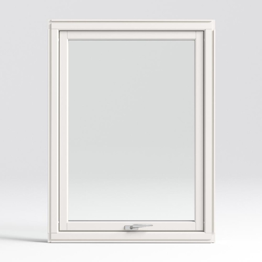 Bilde av Vindu toppsving 50x120 cm Uno 2-lags glass hvitmalt