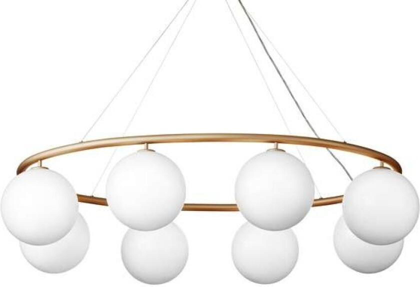 - Miira 8 Oval Lysekrone Brass/Opal