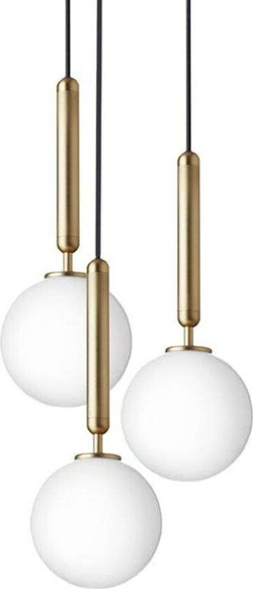 - Miira 3 Lysekrone Brass/Opal White