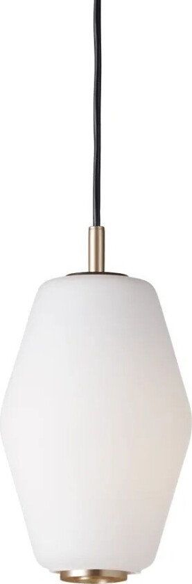 - Dahl Small Pendel Opal Glass Hvit/Messing