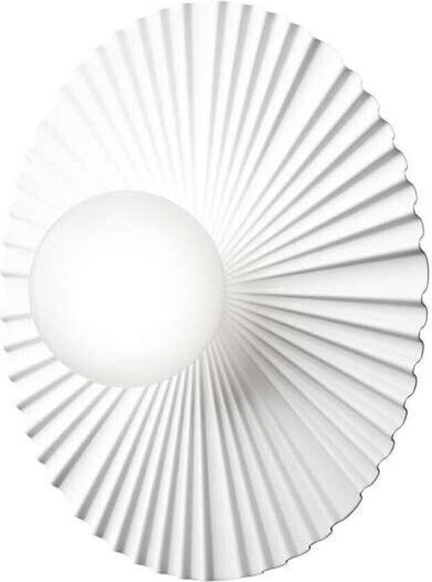 - Liila Muuse Vegg-/Taklampe Medium White/Opal