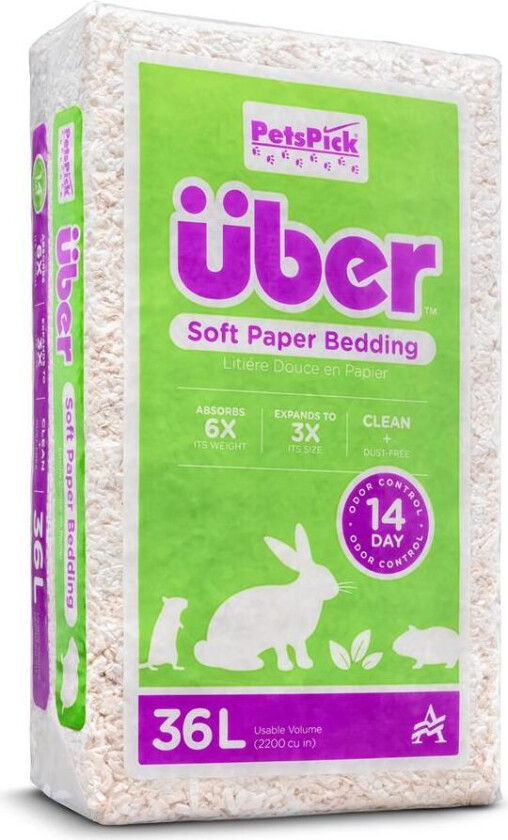 Soft Paper Bedding 170l White