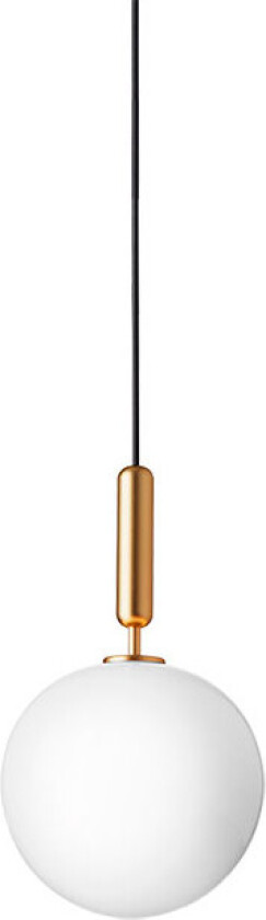 - Miira 1 Large Pendel Brass/Opal White