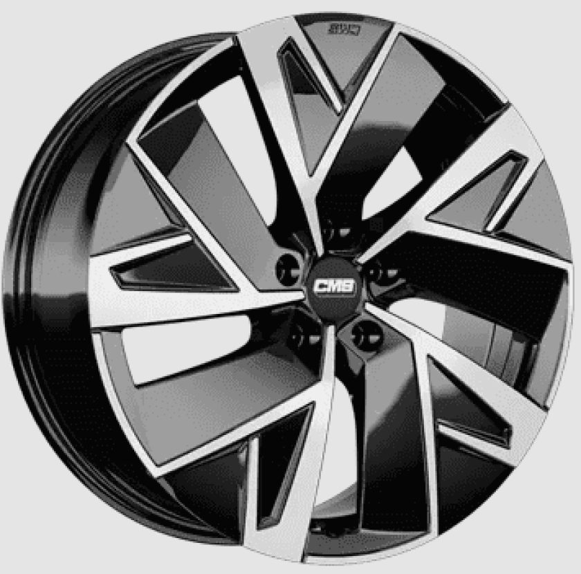 CMS C32 AERO Gloss Black Polished 7.5Jx19 5/112 ET50 B57.1