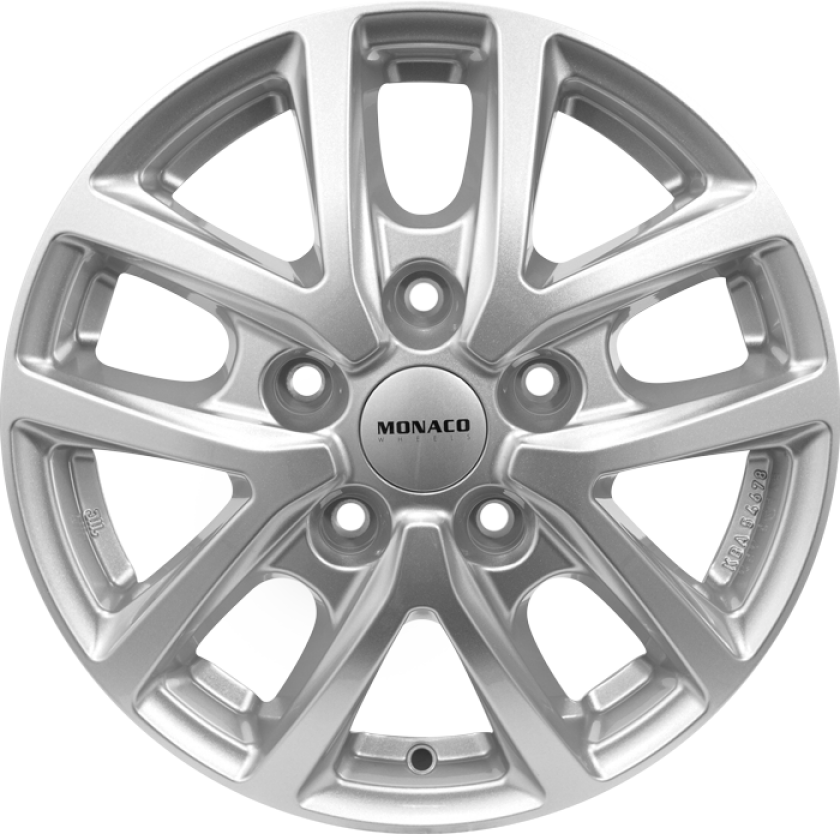 MONACO WHEELS CL2T Silver 6.5Jx16 5/120 ET52 B65.1