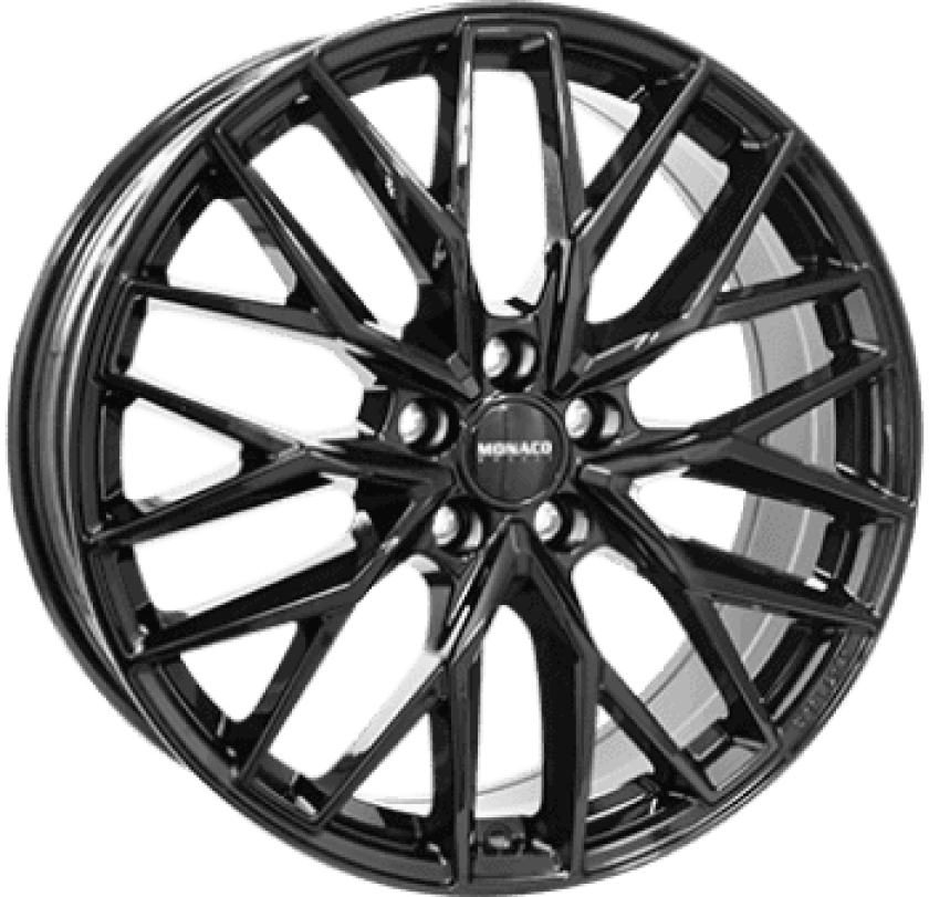 MONACO WHEELS GPX Gloss Black 8Jx18 5/114.3 ET50 B67.1