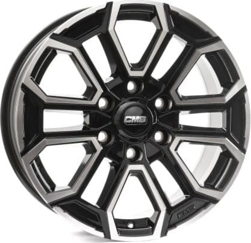 Bilde av CMS C35 Black Polished 8Jx18 6/139.7 ET45 B93.1