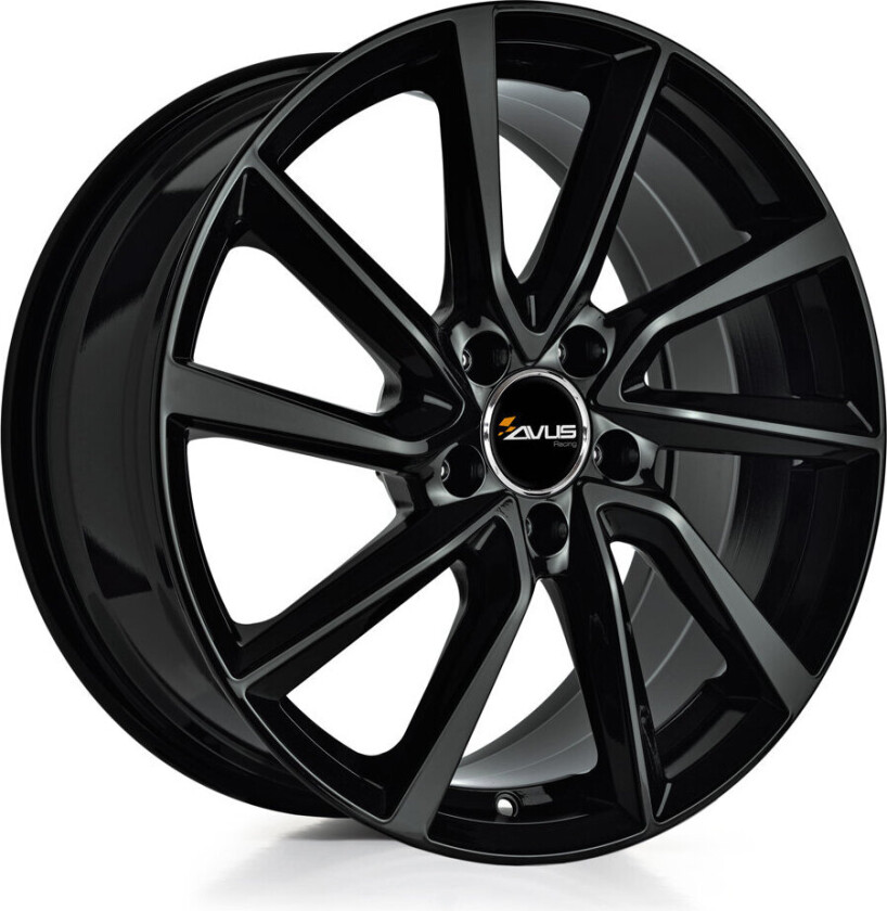 AVUS AC-518 Gloss Black 7.5Jx19 5/112 ET50 B57.1