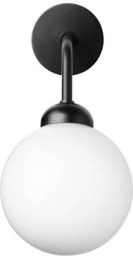 - Apiales Vegglampe Hardwired Black/Opal