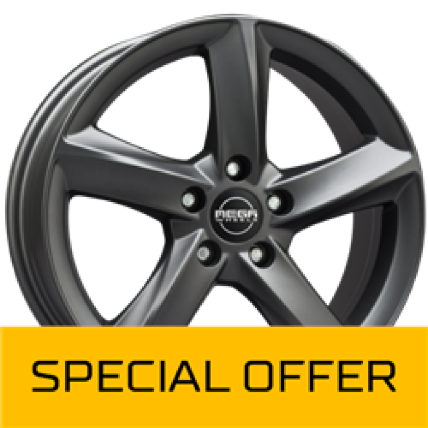 Bilde av MEGA WHEELS Tigera Dark 7.0Jx16 5/112 ET47 B73.2