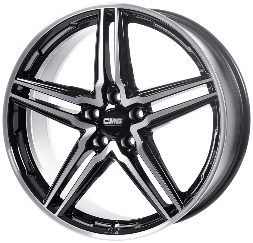 CMS C29 Gloss Black Polished 7.5Jx17 5/112 ET54 B66.5