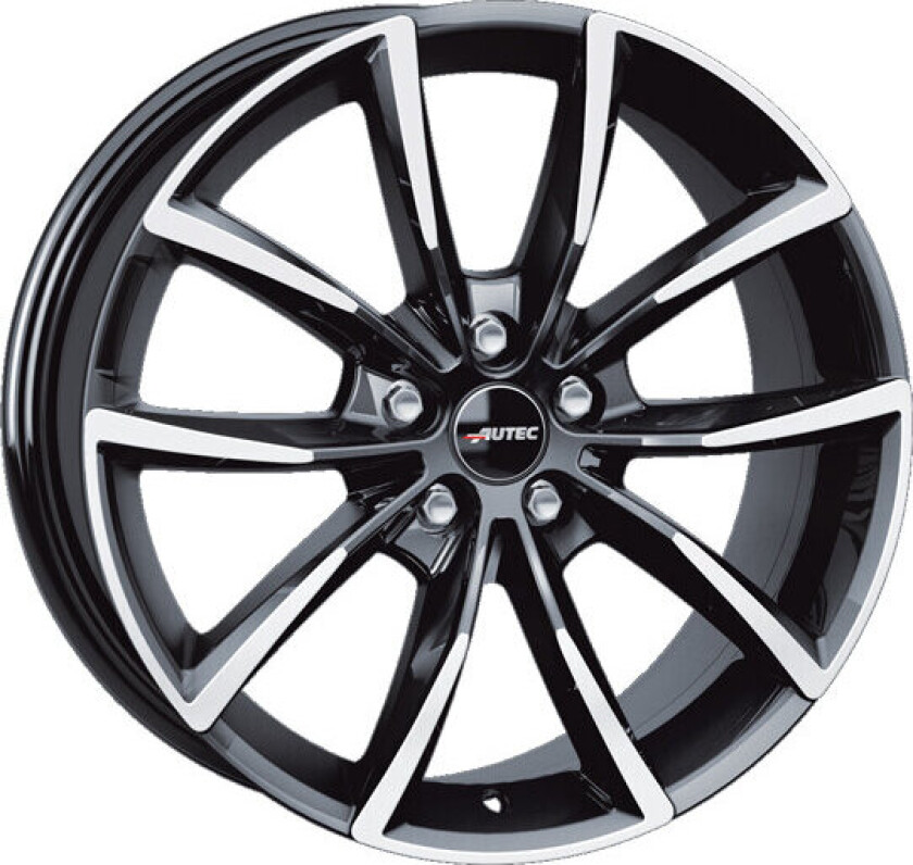 Bilde av AUTEC Astana Black Polished 9Jx19 5/108 ET47 B63.4