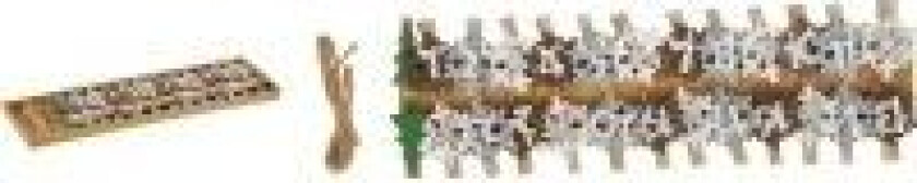 Adventskalender MFP papir Treklips snøflak CJ-19S31A 8885975