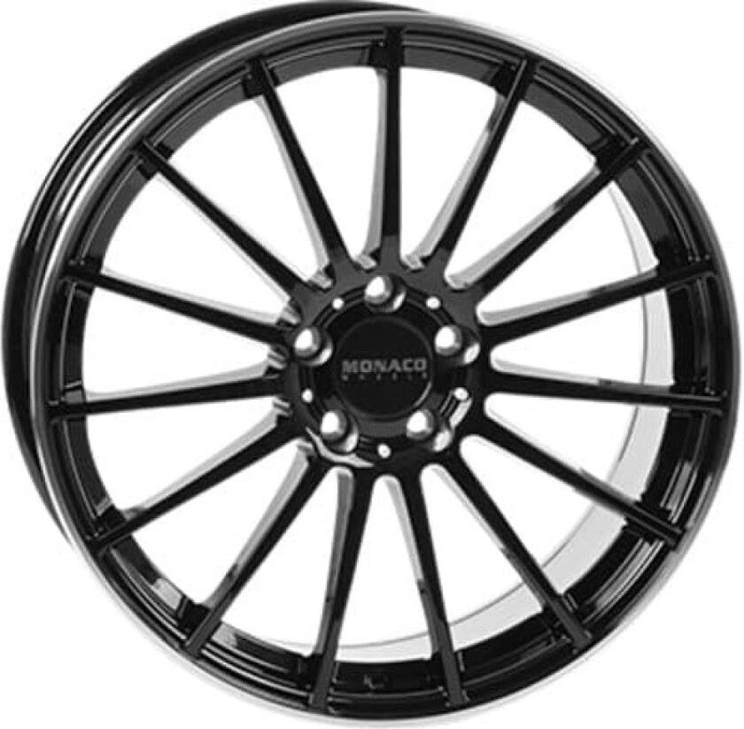 MONACO WHEELS MC1 Black Lip Polished 8Jx18 5/112 ET35 B66.5