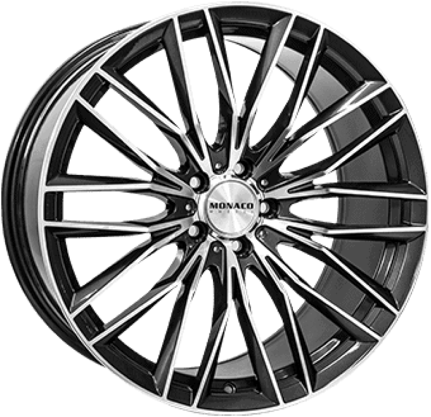 MONACO WHEELS GP2 Anthracite Polish 8Jx18 5/120 ET35 B72.6