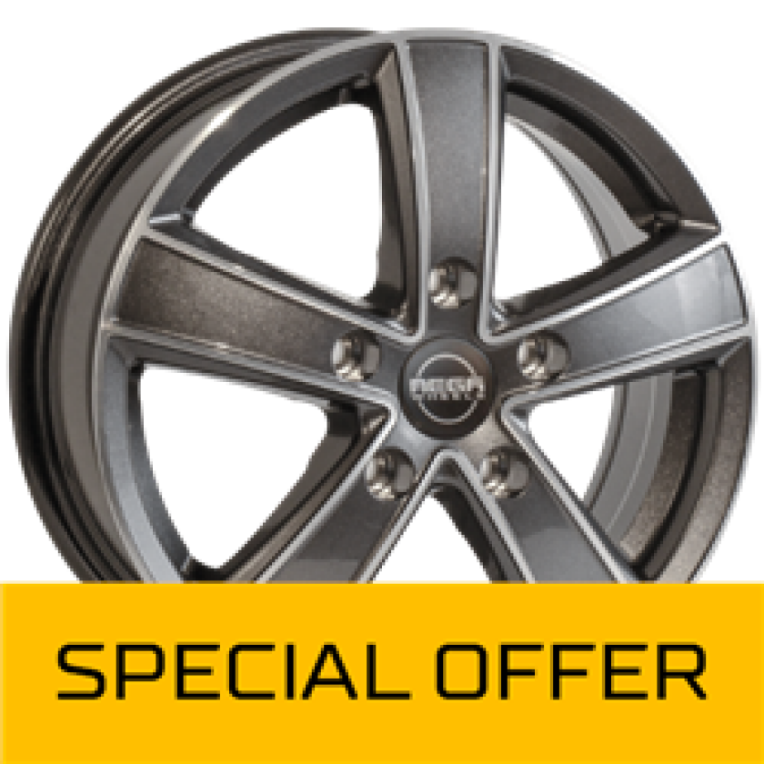 MEGA WHEELS Hercules 5 6.5Jx16 5/160 ET53 B65.1
