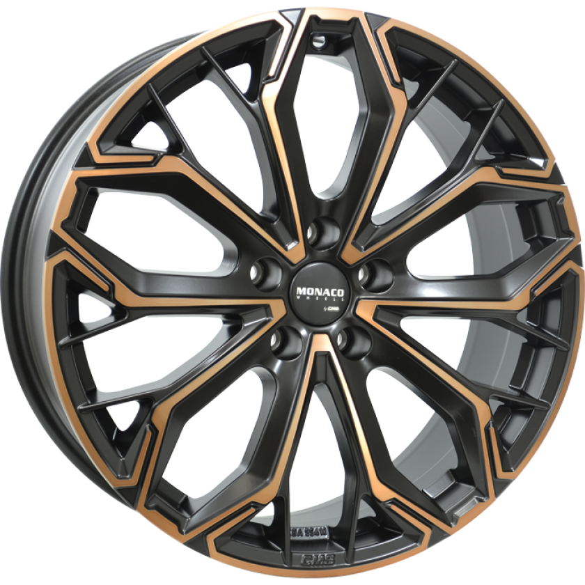 MONACO WHEELS GPC17 Black Copper 8Jx19 5/112 ET45 B66.4