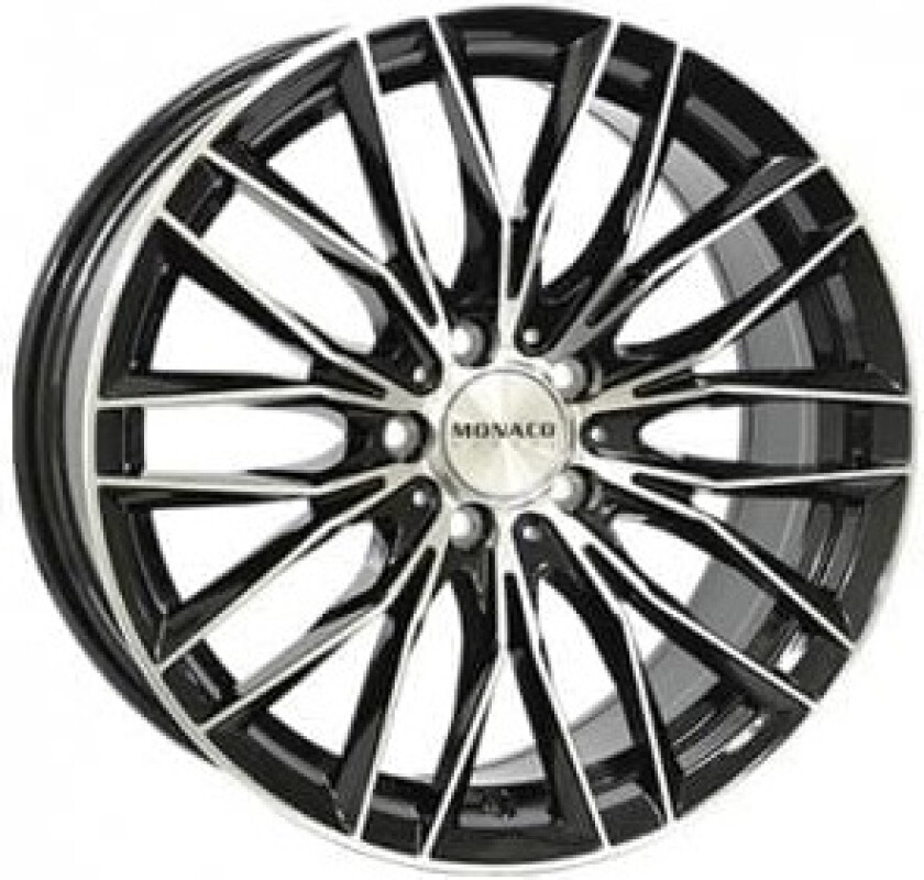 Bilde av MONACO WHEELS GP2 Gloss Black Polished 8Jx18 5/112 ET35 B66.5