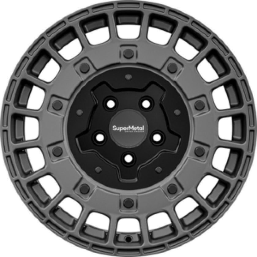 SUPERMETAL RIG Matt Anthracite 8Jx18 5/120 ET40 B65.1