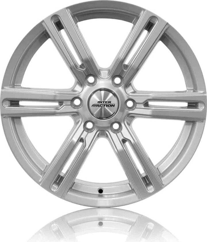 INTER ACTION KARGIN 6 Silver 7.5Jx17 6/139.7 ET25 B110.1